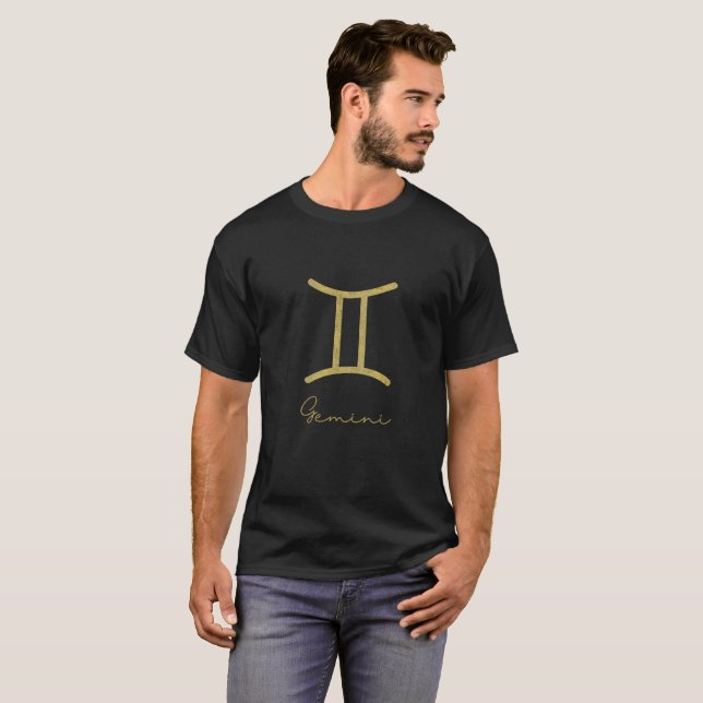 Gemini Zodiac T - Shirt (Vorne ganz)