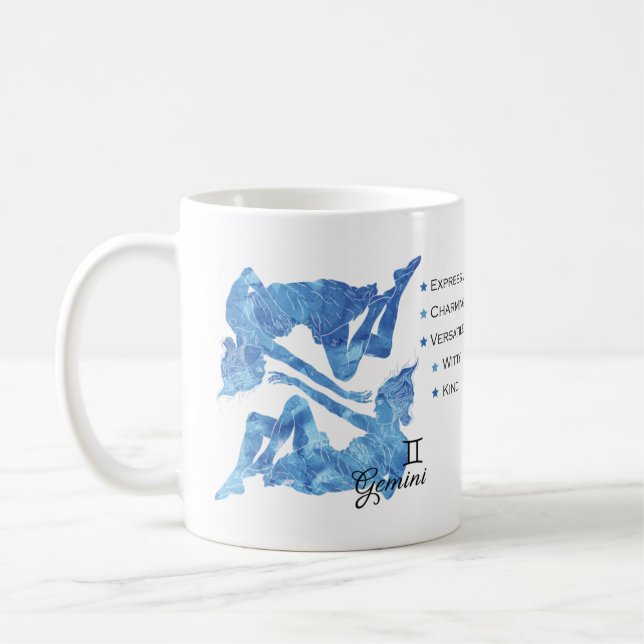 Gemini Zodiac Tasse (Links)