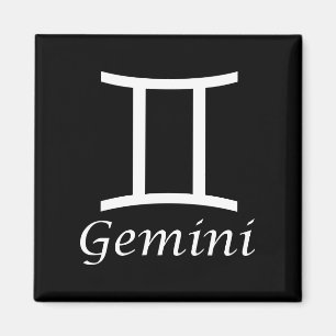 "Gemini"Zodiac-Zeichen Magnet
