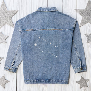 Gemini-Zodiakkonstellation Jeansjacke