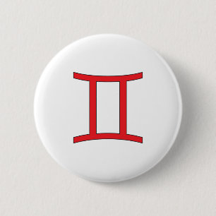 Gemini, Zodiaksymbol, Horoskop Button