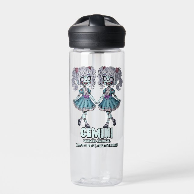 Gemini Zombies Trinkflasche (Vorderseite)