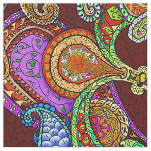 Gemisch Paisley groß Stoff