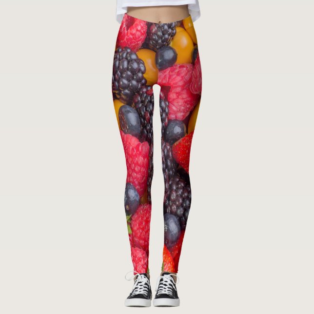 Gemischte Berries Leggings (Vorderseite)