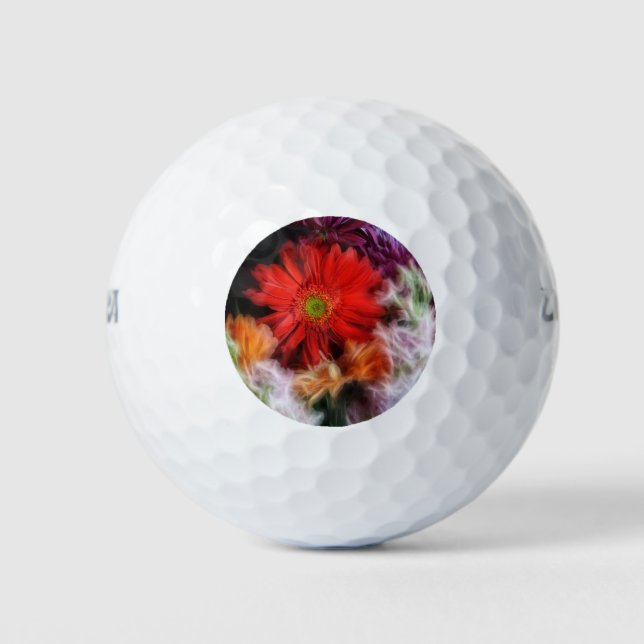 Gemischte Blume Golfball (Vorderseite)