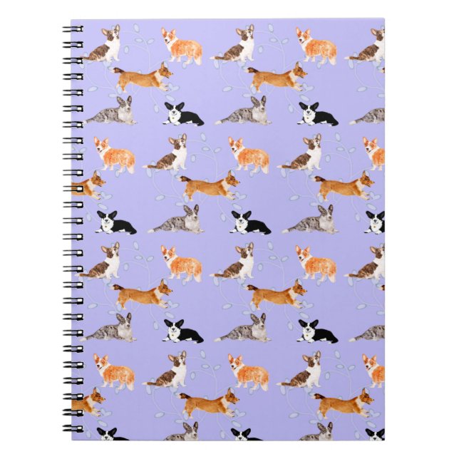 gemischte Corgi Notizblock (Vorderseite)