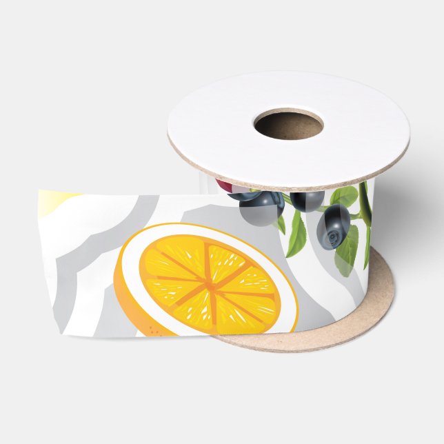 Gemischte Früchte 5 Satinband (Spule)