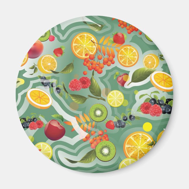 Gemischte Früchte 7 Magnet (Vorne)