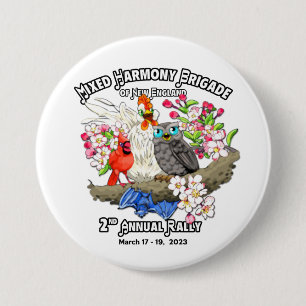 Gemischte Harmony Brigade of New England 2023 Button