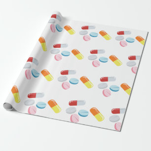 Gemischte Pillen Geschenkpapier