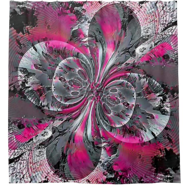 Gemischte Signale Duschvorhang (Vorderseite)