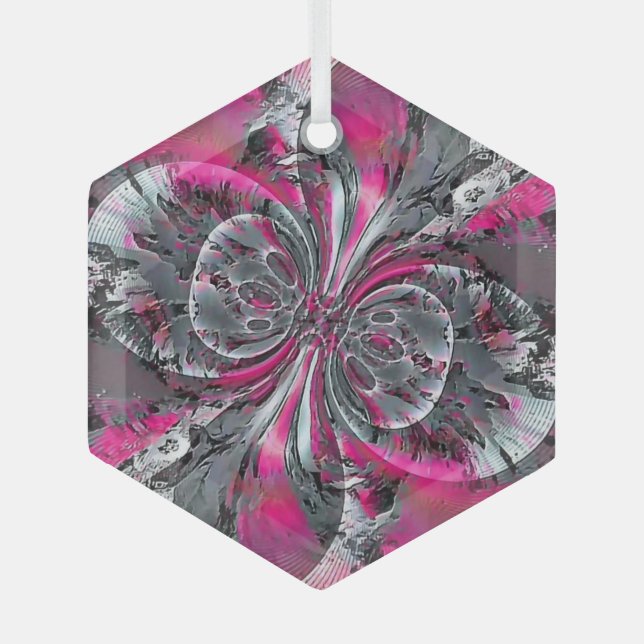 Gemischte Signale Ornament Aus Glas (Vorderseite)