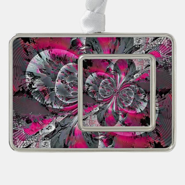 Gemischte Signale Rahmen-Ornament Silber (Vorderseite)