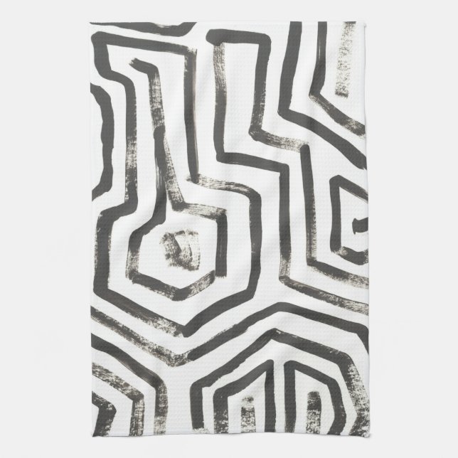 Gemischte Signale V Geschirrtuch (Vertikal)