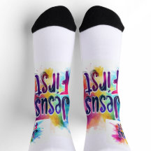 Gemischte Sport-Socken Jesus First