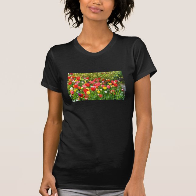 Gemischte Tulpen T-Shirt (Vorderseite)
