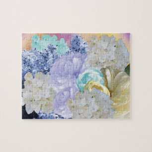Gemischtes Blumen-Garten-Puzzle Puzzle