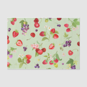 Gemischtes Fruchtpastel grün Seidenpapier