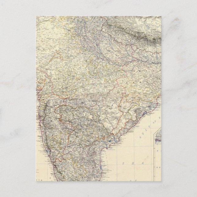 Gemischtes Indien 2 Postkarte (Vorderseite)