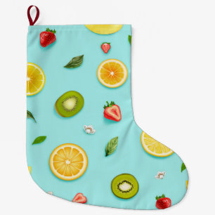 Gemischtes Obst Großer Weihnachtsstrumpf