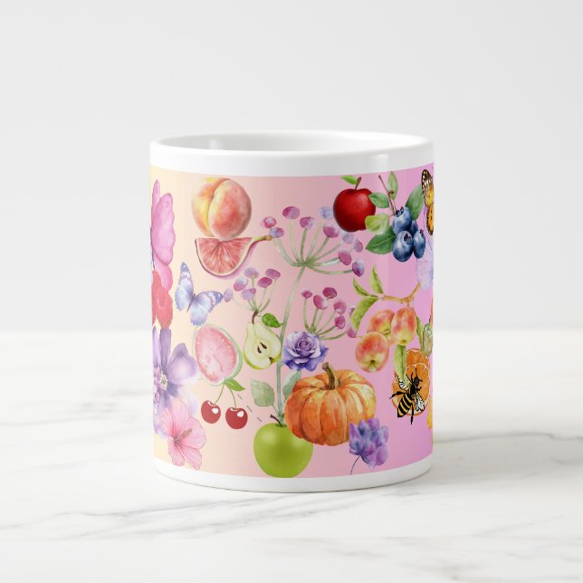 Gemischtes Obst Jumbo-Tasse (Vorderseite)