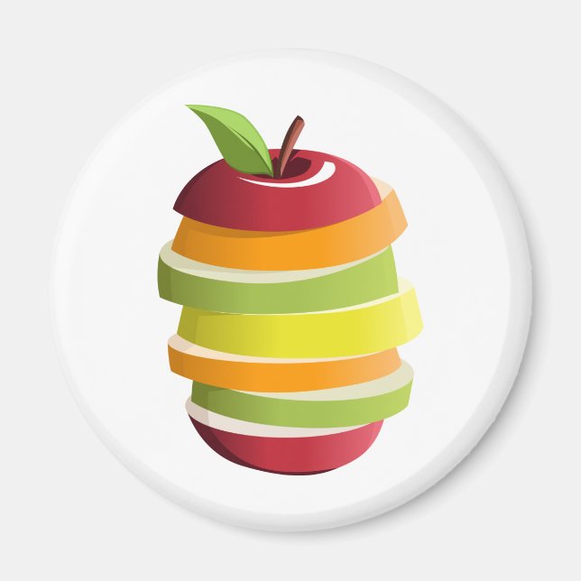 Gemischtes Obst Magnet (Vorne)