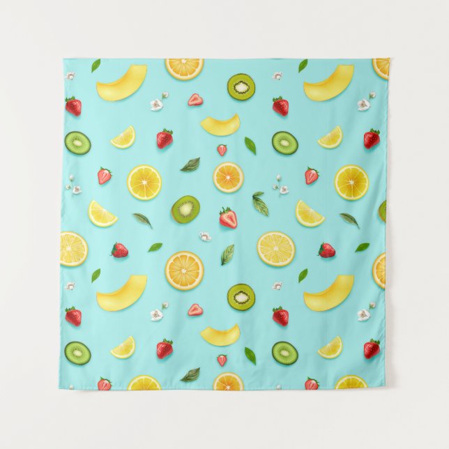 Gemischtes Obst Wandteppich (Vorderseite)