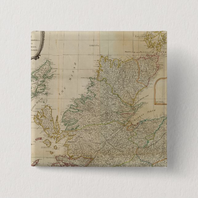 Gemischtes Schottland 2 Button (Vorderseite)