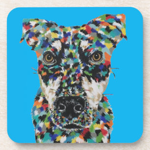 GEMISCHTRASSEN-HUNDEUNTERSETZER GETRÄNKEUNTERSETZER