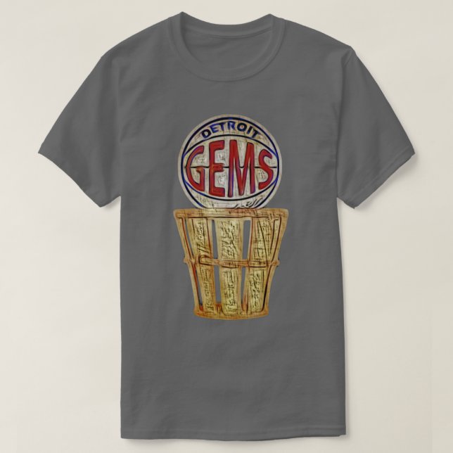 Gems Basketball T-Shirt (Design vorne)