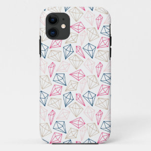 Gems Muster iPhone Case