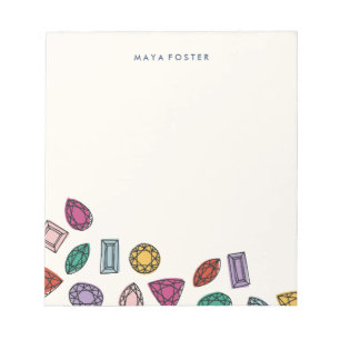 Gems Notepad - Saphire Notizblock