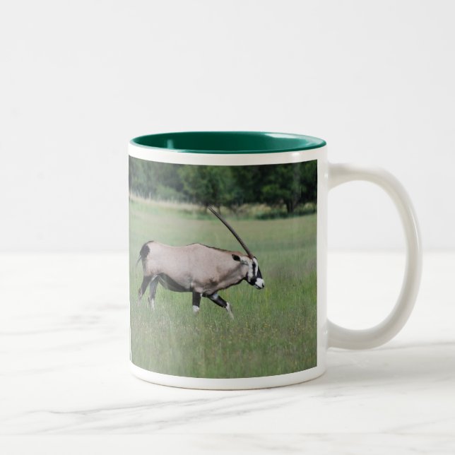 Gemsbok-Antelope Zweifarbige Tasse (Rechts)