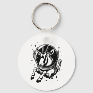 Gemsbok Vater Mama Space - Astronaut Gemsbok Schlüsselanhänger