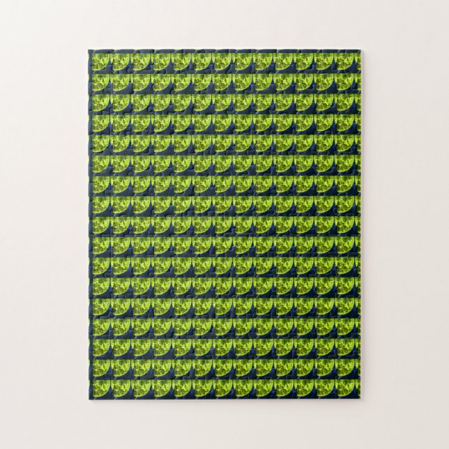 Gemstone Art, Blau und Gelb Puzzle (Vertikal)