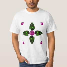 Gemstone Art, Lila grün T-Shirt