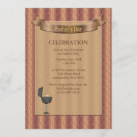 Gemstone Backing Vatertag Einladung