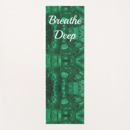 Gemstone Bright Green Abstrakt Pattern Gem Yogamatte