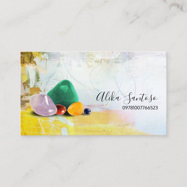 Gemstone Business Card Visitenkarte (Vorderseite)