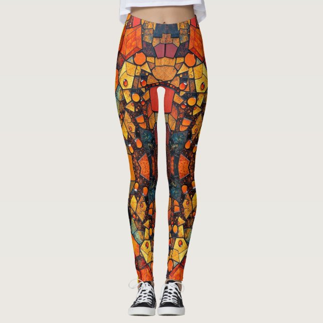 gemstone collage leggings (Vorderseite)