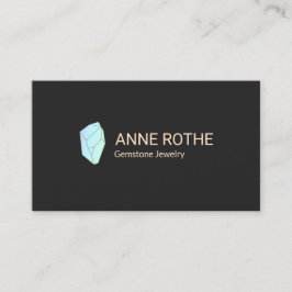 Gemstone Crystal Healer and Juwelier Designer Visitenkarte