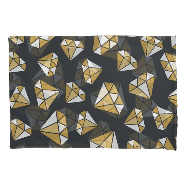 Gemstone hielt Vintages nahtloses Muster für. Kissenbezug (Vorderseite)