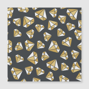 Gemstone hielt Vintages nahtloses Muster für. Magnetkarte