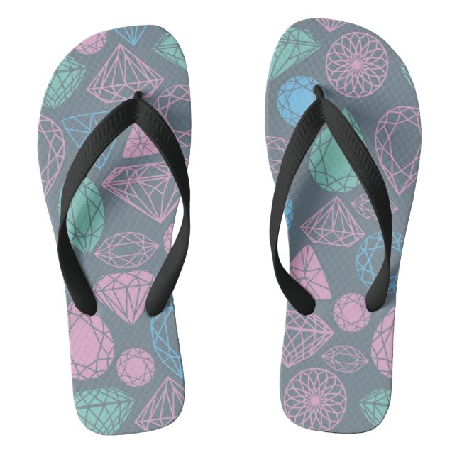 Gemstone-Icon-Muster Flip Flops (Fußbett)