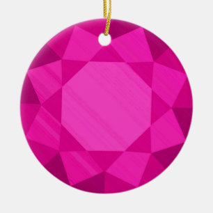 Gemstone / Jewel Graphic Image Keramik Ornament