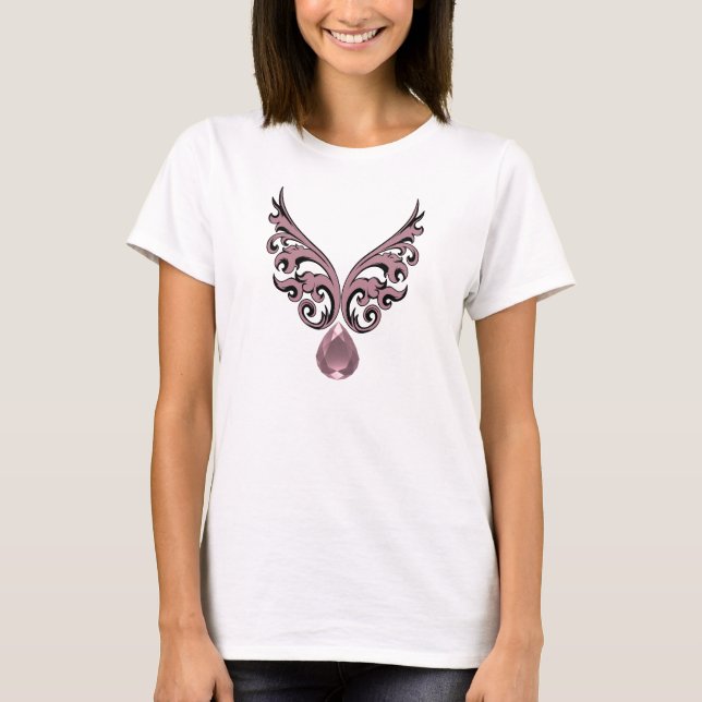 Gemstone-Kette Pink T-Shirt (Vorderseite)