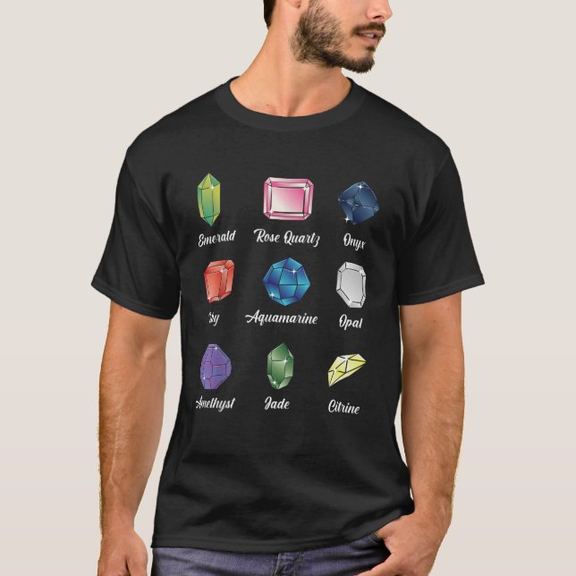 Gemstone Lover Juwelier Geologist Hunter T Shirt (Vorderseite)