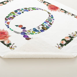 Gemstone Monogram Letter Q Sherpadecke