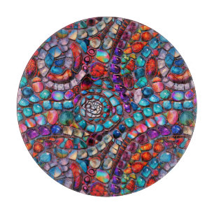 Gemstone Mosaik Cutting Board Schneidebrett