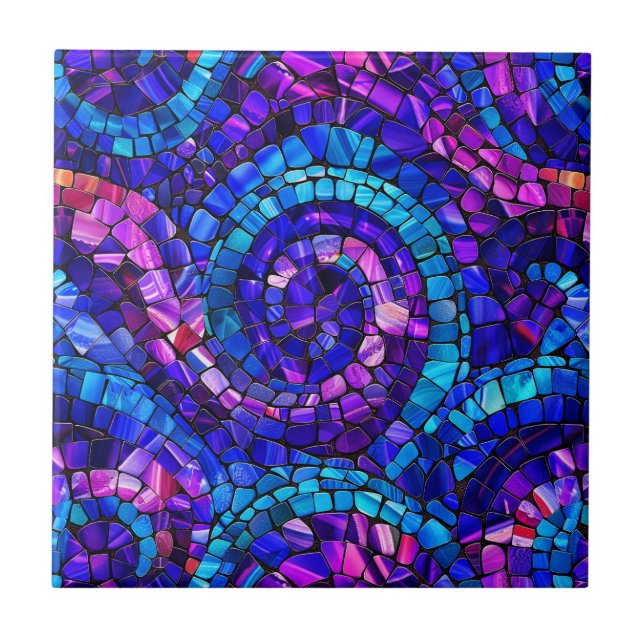 Gemstone Mosaik Keramik Tile Fliese (Vorderseite)